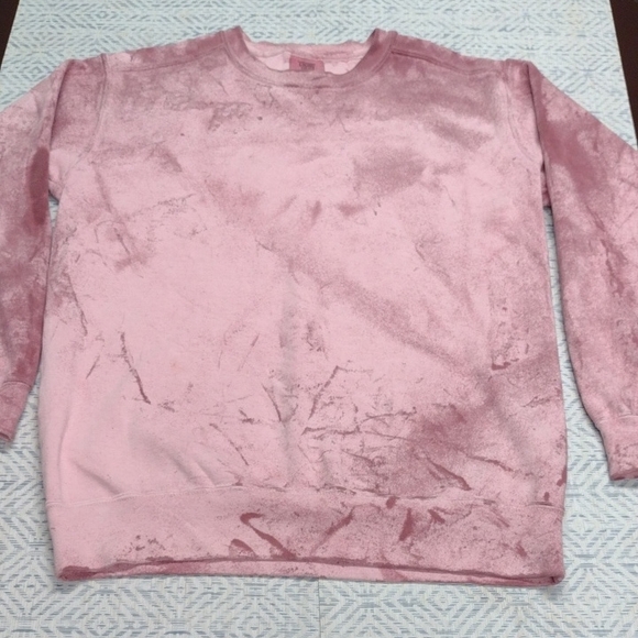 Comfort Colors Tops - Comfort Colors Women's Pink Sweatshirt Abstract  Print.